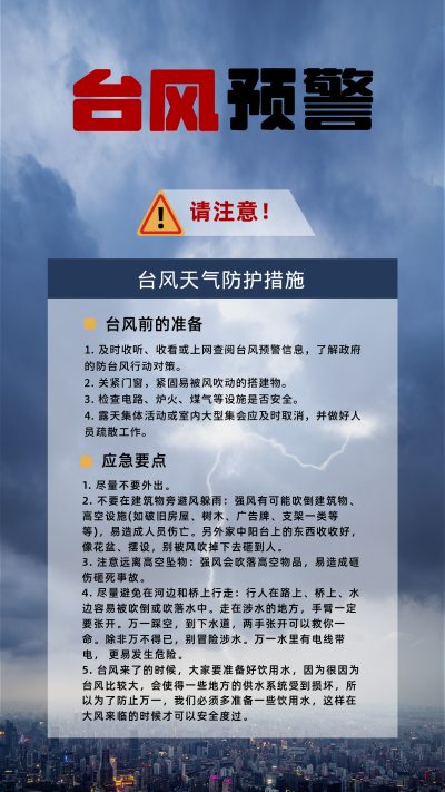 山西自然灾害暴雨天气防护知识科普手机海报 模板ID:13100
