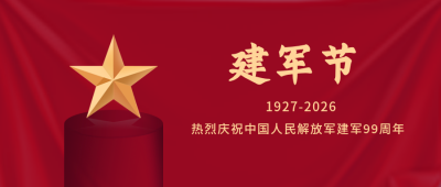 建军节公众号封面首图 模板ID：15520