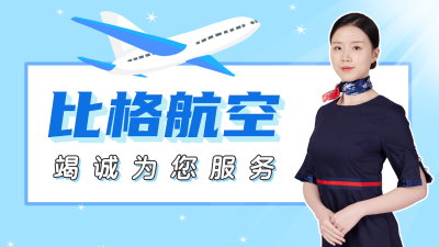 航空服务视频封面图 模板ID：16215