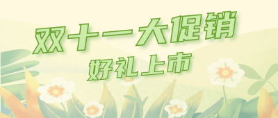 双十一产品公众号封面首图 模板ID：23826