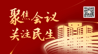 简约大气政务光晕会议新闻热点动态二维码 模板ID:29720