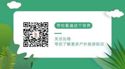 绿色植物旅游户外引导关注二维码 模板ID：735