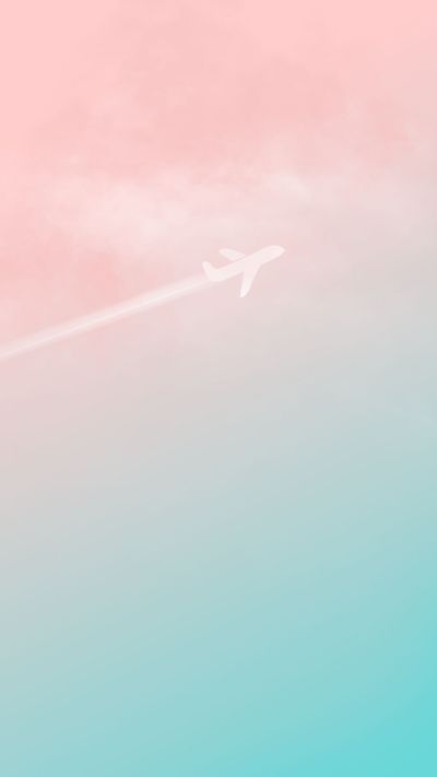 粉色蓝色渐变天空手机壁纸 模板ID:844