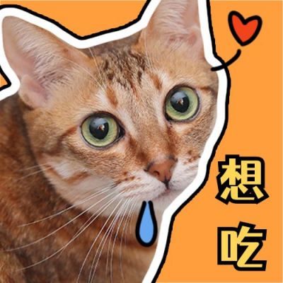 萌宠可爱猫咪好吃表情包趣味公众号次图 模板ID：3463