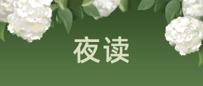 唯美清新文艺夜读手绘绣球花公众号首图 模板ID：2309