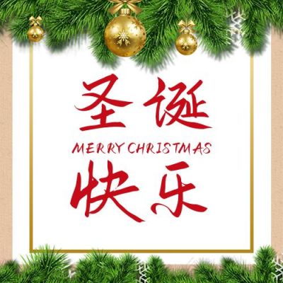 实景圣诞节节日祝福卡片公众号次图 模板ID：4538