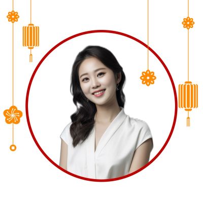 春节祝福新春快乐中国风灯笼挂饰头像 模板ID：5566