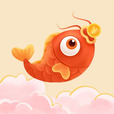 卡通手绘可爱锦鲤创意趣味头像 模板ID:5479