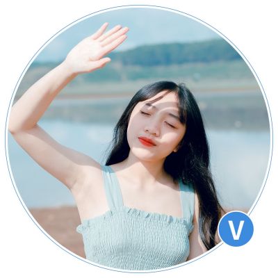简易右下蓝V头像 模板ID：5309