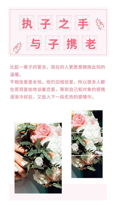 粉色浪漫婚礼婚庆竖版配图 模板ID:5007