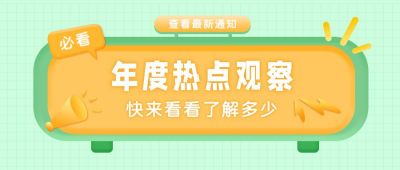 年度热点网络流行语伪3D创意公众号首图 模板ID：6259