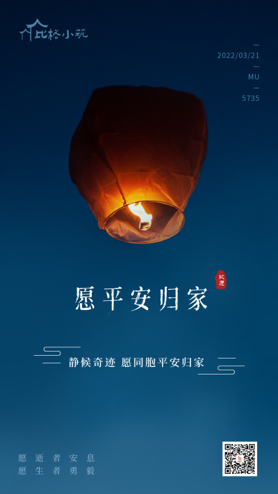 飞机事故祈祷祝福手机海报 模板ID:31175