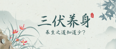 三伏天养生小科普公众号封面首图 模板ID：37759