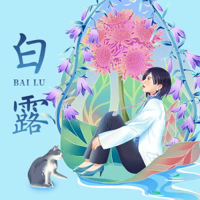 白露二十四节气公众号次图 模板ID：38456