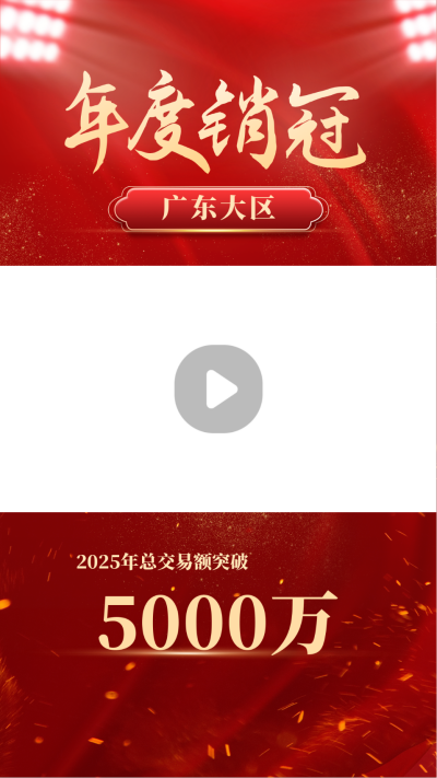 年终表彰大会视频边框 模板ID:42863
