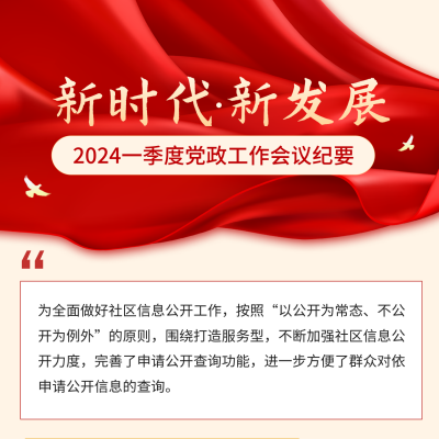 党政工作会议纪要方形海报 模板ID：46027