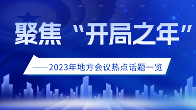 蓝色政务会议公众号图片封面 模板ID：46518