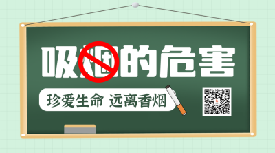 世界无烟日注意事项二维码 模板ID:52167