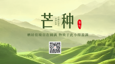 芒种实景节气二维码 模板ID：52362