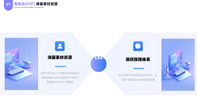 简约商务互联网科技公司简介PPT单页 模板ID：53999