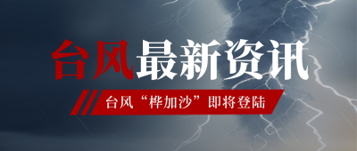 台风最新消息预警通知封面首图 模板ID：55604