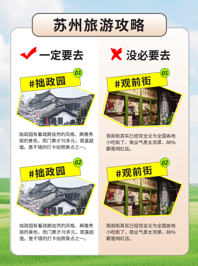 旅游出行攻略指南小红书封面 模板ID:58114