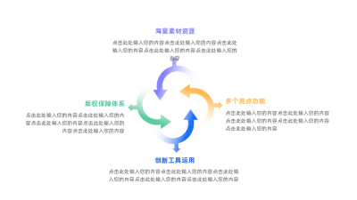 通用并列四项图例 模板ID：59281