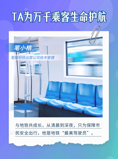 地铁岗位生活服务小红书封面 模板ID:60268
