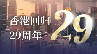 香港回归实景城市公众号新图文封面图 模板ID：67408