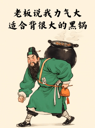 关羽职场热点表情包小红书封面 模板ID：75456