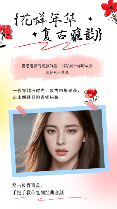 妇女节活动竖版配图 模板ID：759593