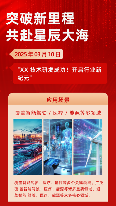 企业开年工作总结竖版配图 模板ID：760366