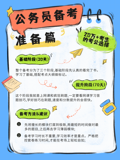 考公备考考试攻略小红书封面 模板ID：760946