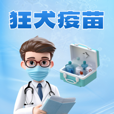 疫苗接种医疗3D宣传封面次图 模板ID：766455