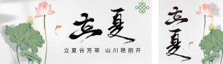 立夏节气祝福公众号双封面 模板ID：s3306