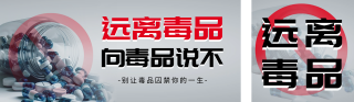 国际禁毒日实景宣传公众号双封面 模板ID：s3567