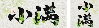 小满节气文字祝福公众号双封面 模板ID:s5376