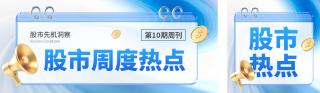 金融股市宣传公众号双封面 模板ID：s6402