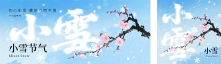 小雪节气宣传公众号双封面 模板ID：s6629
