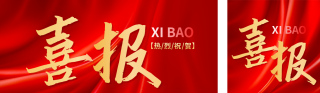 喜报表彰大会红色公众号双封面 模板ID:s6701