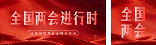 红色党政风宣传公众号双封面 模板ID：s7204