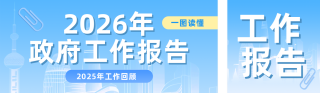 政府工作报告蓝色简约公众号双封面 模板ID：s7375