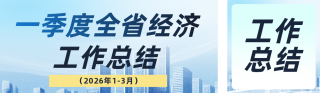 一季度全省经济工作总结蓝色公众号双封面 模板ID:s7726