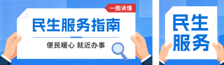 民生服务指南宣传公众号双封面 模板ID:s7904