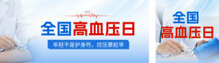 全国高血压日宣传公众号双封面 模板ID：s9271