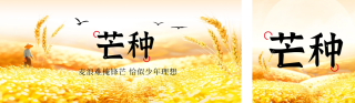 芒种节气公众号双封面 模板ID：s3457