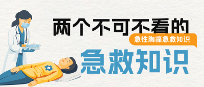 急救医疗知识科普公众号首图 模板ID：69230