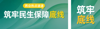 绿色简约政务宣传公众号双封面 模板ID：s7496