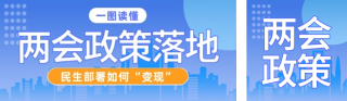 一图读懂民生保障政策蓝色简约公众号双封面 模板ID:s7520