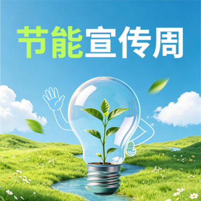 全国节能宣传周实景公众号次图 模板ID：988917